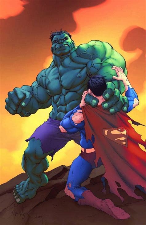 The Hulk vs. Superman by Mike S. Miller * | Hulk comic, Hulk art, Hulk ...