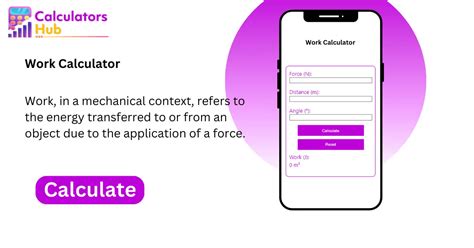 Calculadora De Trabajo En Línea