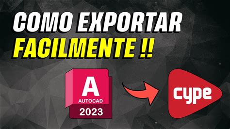 COMO EXPORTAR PROJETO DO AUTOCAD PARA O CYPECAD YouTube