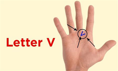 Do You Have The Letter V On Your Palm Palm Reading Love Line Palm Reading Lines Letter V