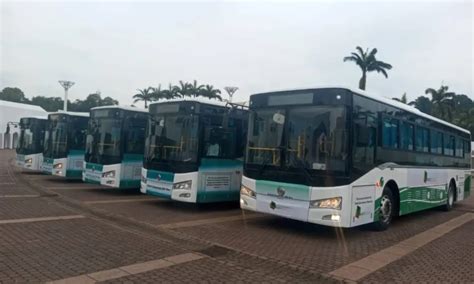 Tinubu Unveils Purchased Hybrid Cng Powered Buses Politics Nigeria