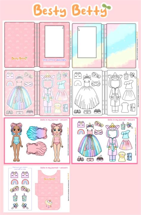 The Paper Doll Book Is Open And Showing Different Items For Making It S