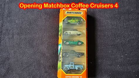 Opening Matchbox Coffee Cruisers 4 Five Pack YouTube