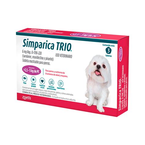 Simparica Trio Mg X Tabletas A Kg Foopy Pet Store