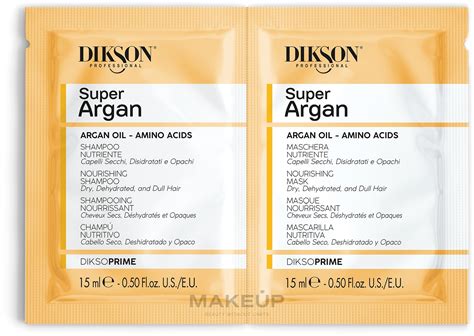 Dikson Super Argan Haarshampoo 15ml Haarmaske 15ml GESCHENK