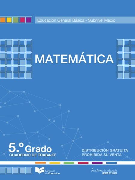 Cuaderno De Trabajo De Matemáticas 5 Pdf 】 ️