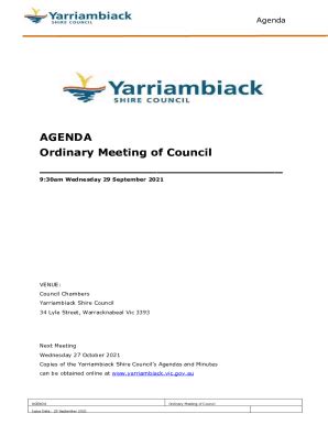 Fillable Online Know Your CouncilYarriambiack Shire Council Fax Email