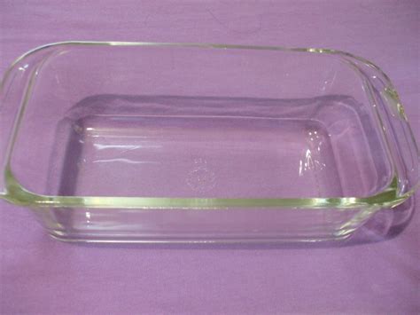 Vintage Pyrex 1 5 Quart 8 5 X 4 5 X 2 5 Clear Glass Bread Loaf Baking Pan 213 Pyrex Clear