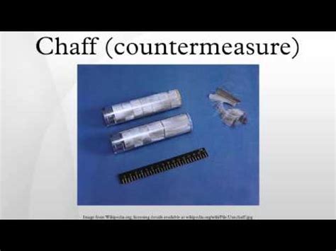 Chaff Radar Countermeasure