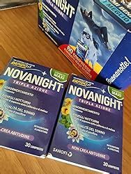 NOVANIGHT Tripla Azione Sonno Rigenerante Integratore Alimentare Con