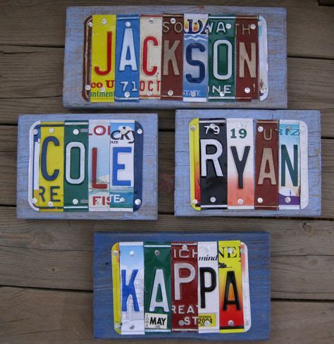 60 Decor LICENSE Plate Fun Ideas License Plate License Plate Art