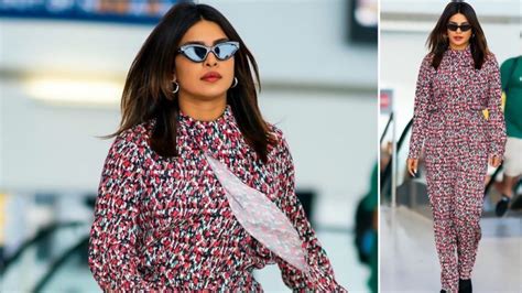 Yo Or Hell No Priyanka Chopra Jonas At JFK Airport In Abstract