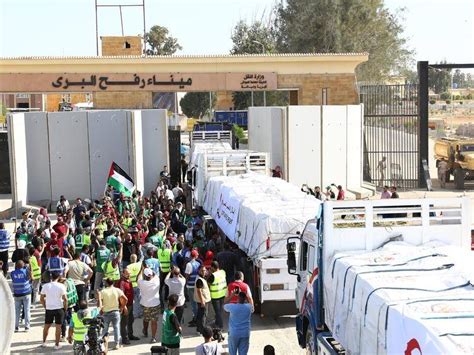 First Aid Trucks Enter Besieged Gaza From Egypt — Afriupdate News