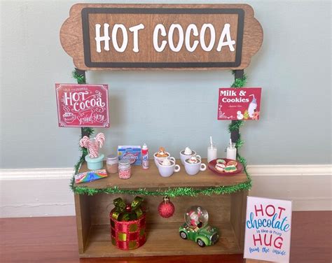 Hot Cocoa Bar Elf Prop Byers Prop Christmas Elf Doll Hot Cocoa Bar