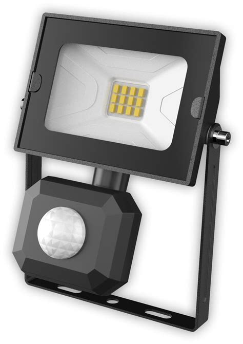 Reflector Slim LED SMD 10W NW 4000K Senzor De Miscare PIR Si Conector Rapid