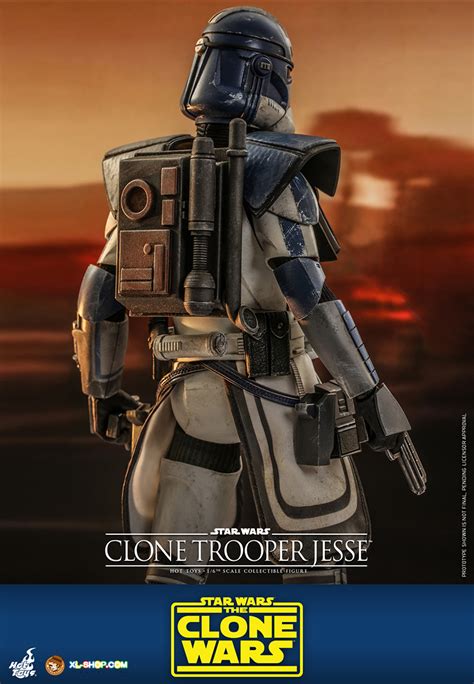 Hot Toys TMS Star Wars The Clone Wars Th Scale Clone Trooper Jess Collectible Figure
