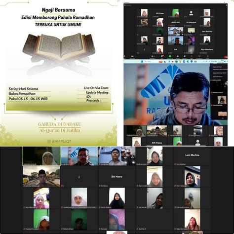 Menyambut Ramadhan Himpunan Mahasiswa Program Studi Ilmu Al Quran Dan