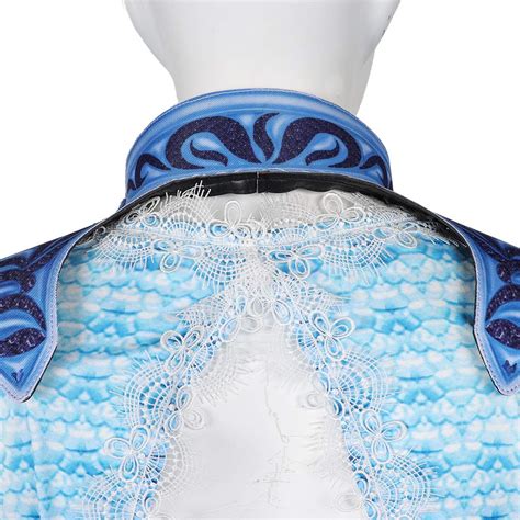 Baldurs Gate Shadowheart Blue Gown Dress Cosplay Costume Halloween Ca