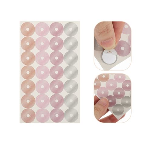 Itselfer 16 Sheets Of Self Adhesive Reinforcement Stickers Hole Reinforcement Labels For Loose