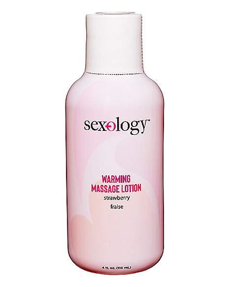 Sexology Strawberry Flavored Warming Massage Lotion 4 Oz Spencers