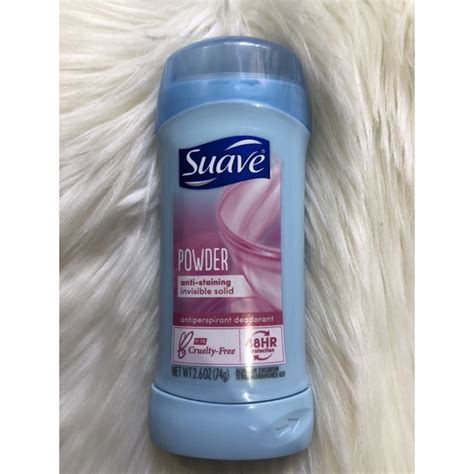 Suave Powder Anti Staining Solid Deodorant 74g Shopee Philippines