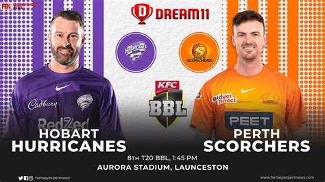 HUR Vs SCO Dream11 HUR Vs SCO Dream11 Prediction Hobart Hurricanes Vs