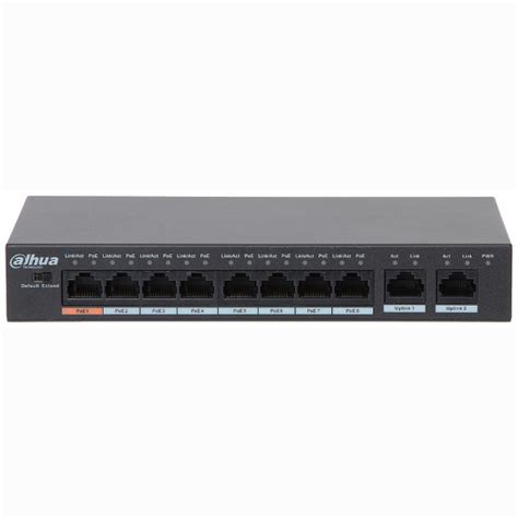 Dahua PFS3010 8ET 96 10 Port Unmanaged Desktop Switch With 8 Port PoE