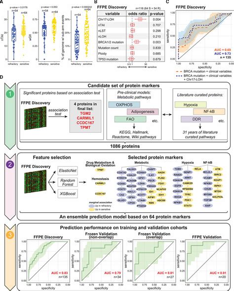 Proteogenomics Based Predictive Models A Association Between Genomic