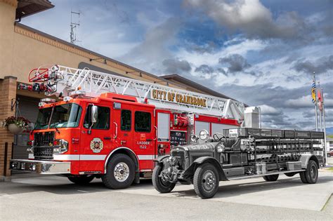 Cranbrook Fire And Emergency Services Aerial Ladder Truck With First