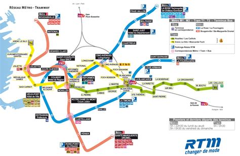 Transit Maps: Official Map: Metro and Tramway, Marseille, France, 2012