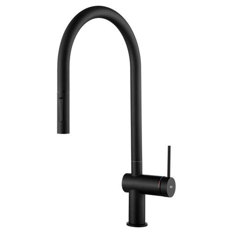 Grifo extraíble negro mate de cocina Berna Imex GCE026 NG