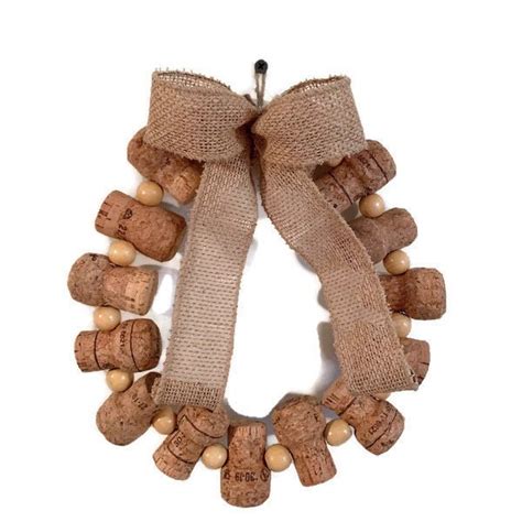 Cork Wreath - Etsy