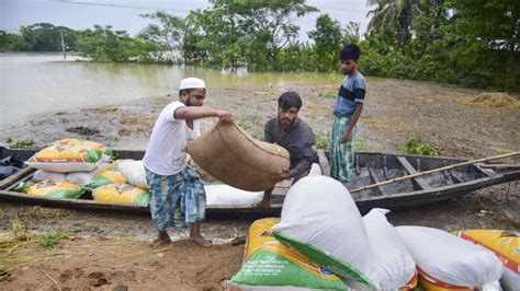 In Photos Assam Grim With Floods After Cyclone Remal