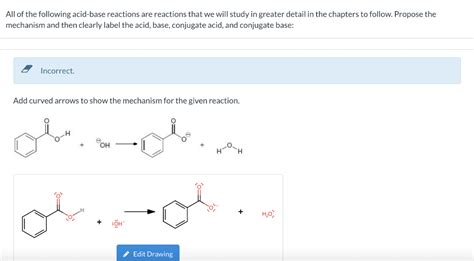 Solved All Of The Following Acid Base Reactions Are