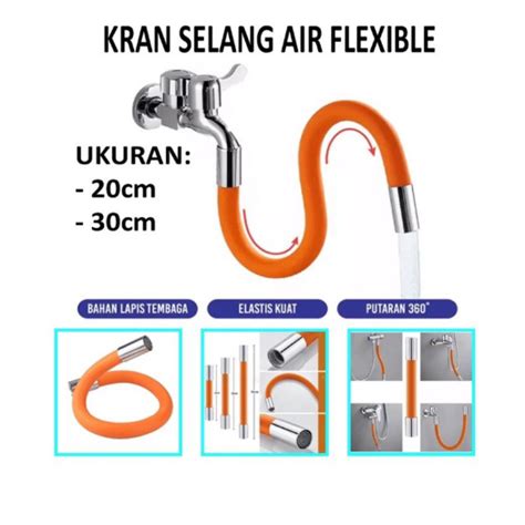 Jual WBS Sambungan Selang Air Flexible Penyambung Keran Air Universal