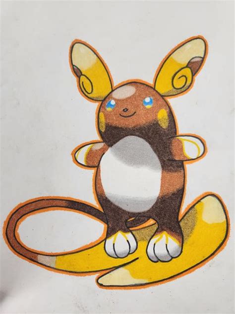 Shiny Alolan Raichu By Davidsoncartoons On Deviantart