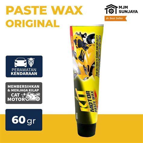 KIT Motor Paste Wax Original Tube 60gr Poles Pengkilap Penghilang