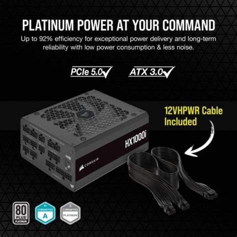 Corsair Hxi Series Hx I W Plus Platinum Modular