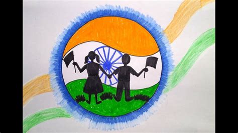 Republicdaydrawing Republic Day Painting Republic Day Drawing