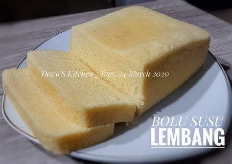 Resep Bolu Susu Lembang Oleh Dewo Saputro Dewi Heru Dewos Kitchen