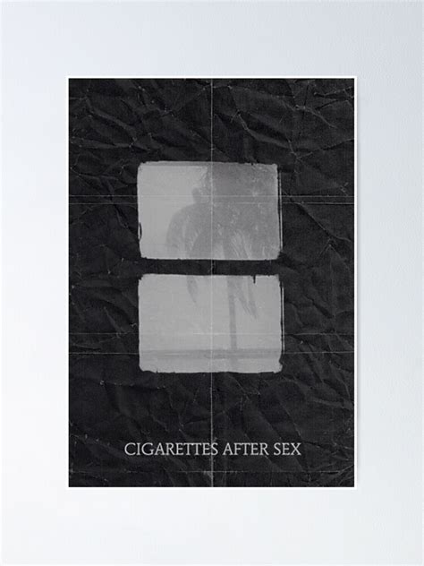 Cigarettes After Sex Vintage Poster For Sale By RetroRain Redbubble