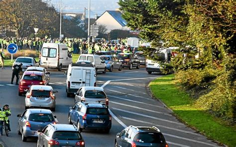 Gilets jaunes Pas le succès espéré Le Télégramme