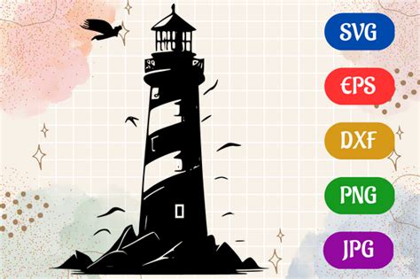 Lighthouse Svg Eps Dxf Png Graphic By Creative Oasis Creative