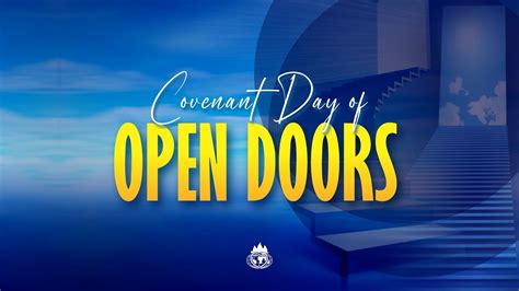 Covenant Day Of Open Doors Prophetic Entrance Services 09 03 2023