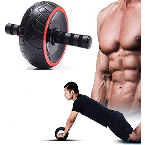 Roda Para Treino Exercicios Aparelho Abdominal Lombar Academia Shopee