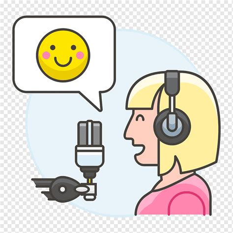 Podcast Happy Ilustrasi Png Pngwing