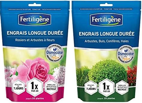 Fertiligène Engrais Longue durée Osmocote Max Rosiers et Arbustes à