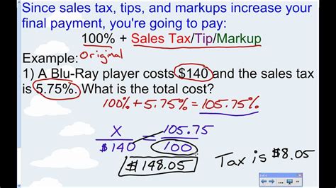 How To Do Tax Problems Math