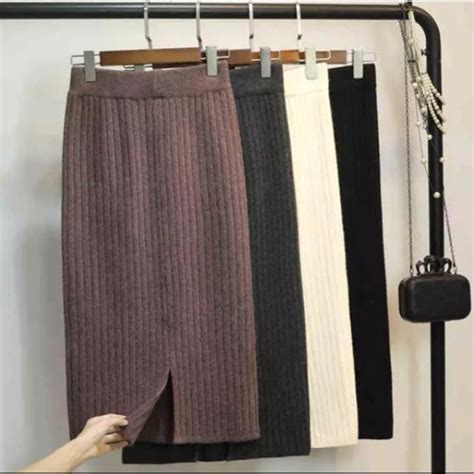 Jual Rok Span Rajut Jumbo Bahan Knit Premium Up Bb Kg Shopee Indonesia