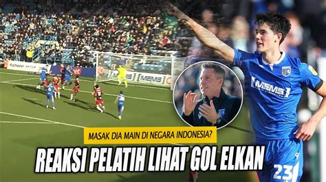 HARUMKAN INDONESIA Gol Elkan Baggott Dapat Pujian Pelatih Gillingham